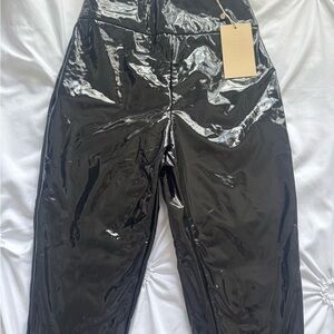 Meshki Glossy Black Pants